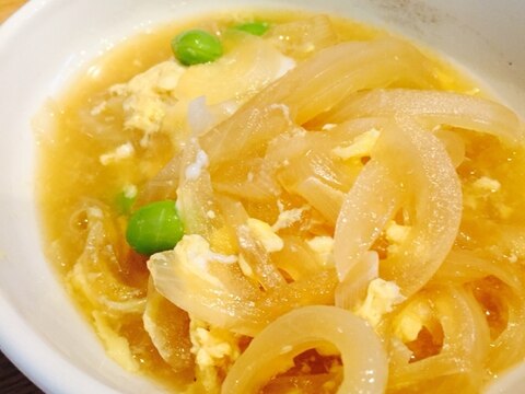 節約簡単おかず！新玉ねぎと 枝豆の 卵とじ